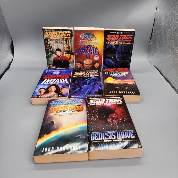 Star Trek TNG Book Lot Imzadi Genesis Wave Maximum Warp Sci-Fi Paperback x8 - Picture 4 of 5